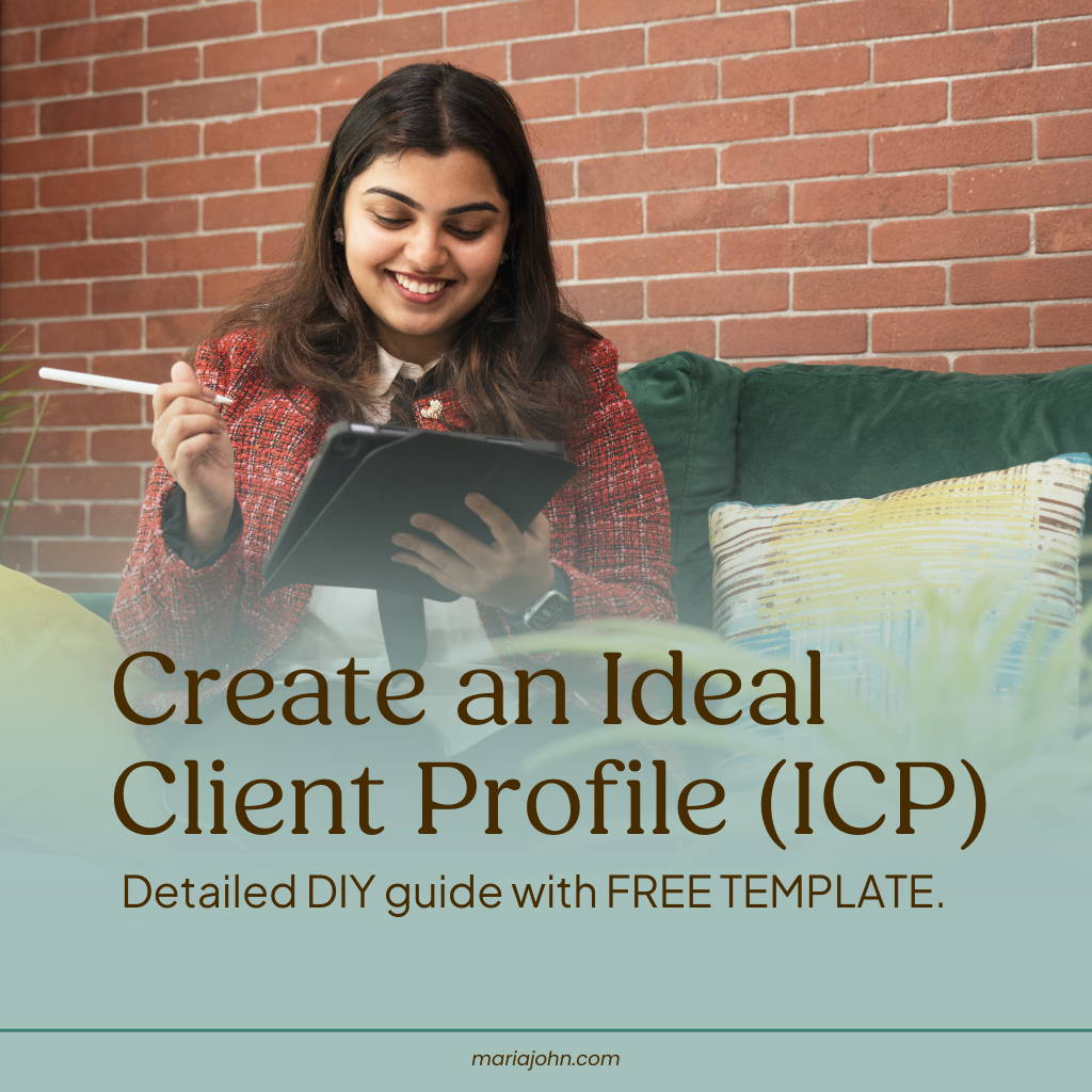 create an ideal customer persona for a coaching services business
